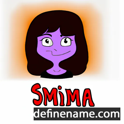 cartoon of the name Semira