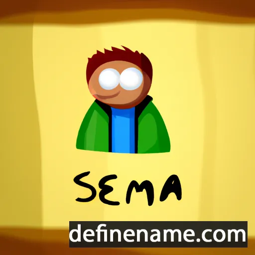 cartoon of the name Semka