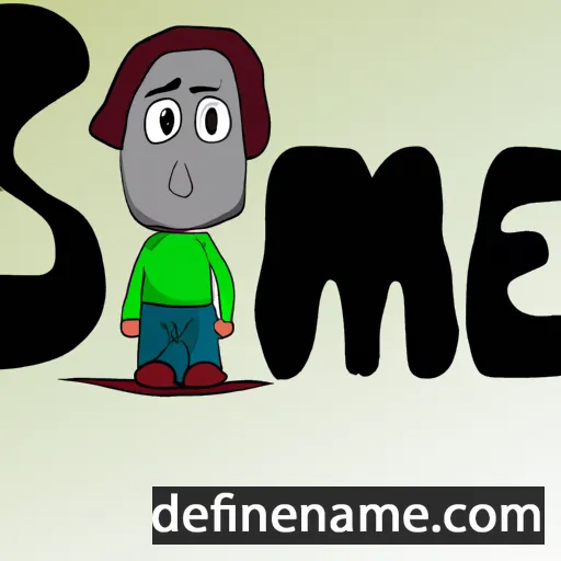 cartoon of the name Semme