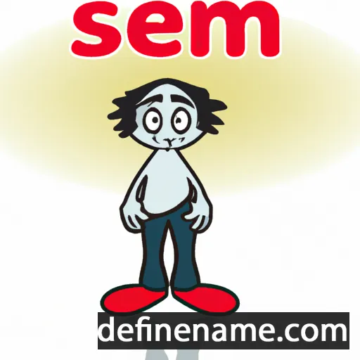 cartoon of the name Semni