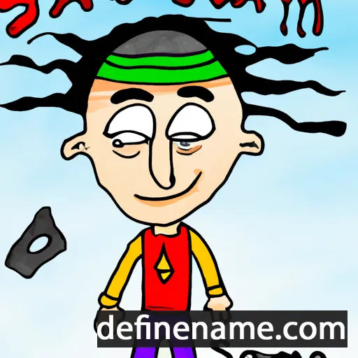 cartoon of the name Semshak