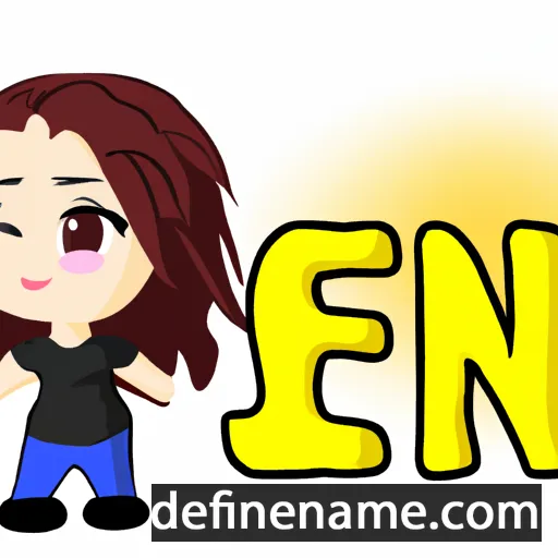 cartoon of the name Sena