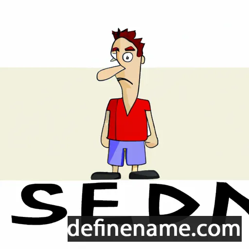 cartoon of the name Senad