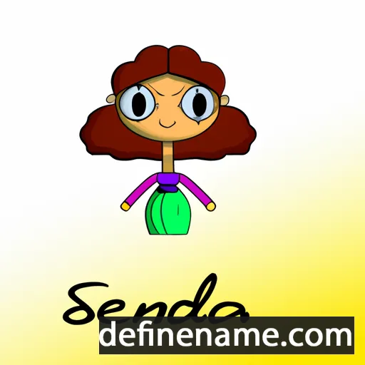 cartoon of the name Senaida