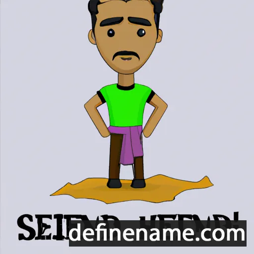 cartoon of the name Sendhil