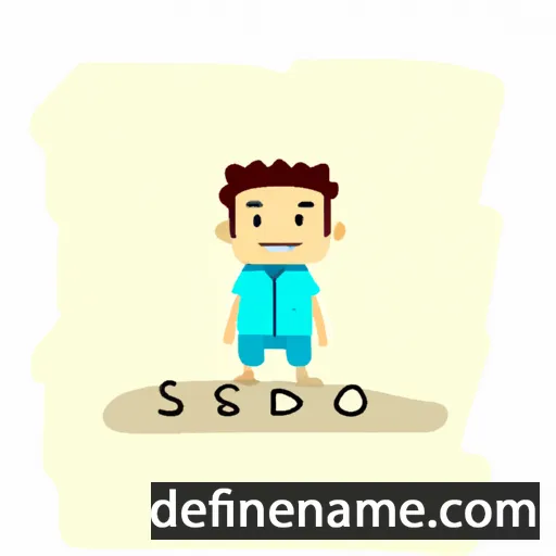 cartoon of the name Sendo