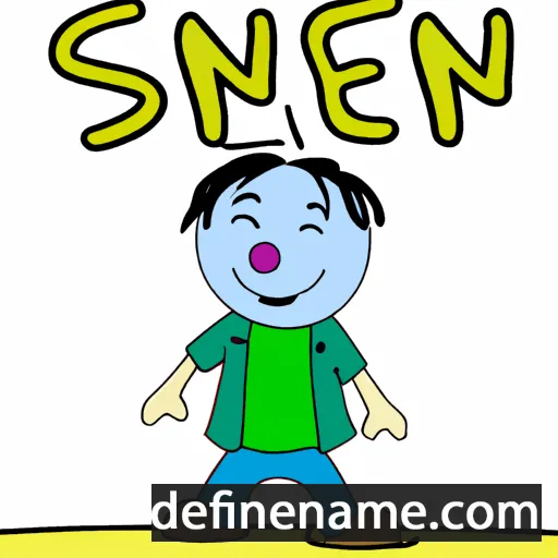 cartoon of the name Senén