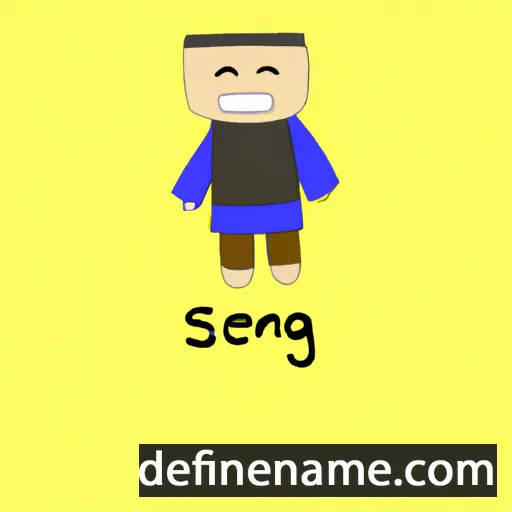 cartoon of the name Seng