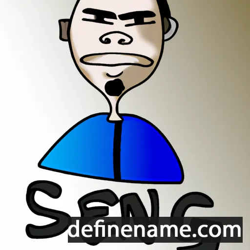 cartoon of the name Seng