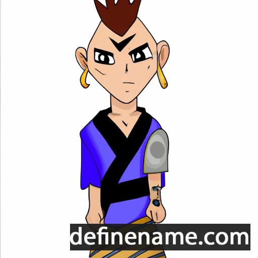 cartoon of the name Senko