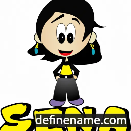 cartoon of the name Senna