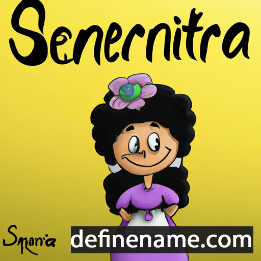 cartoon of the name Senorina