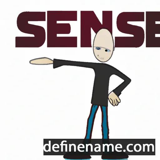 cartoon of the name Sense