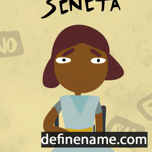 Sentia cartoon