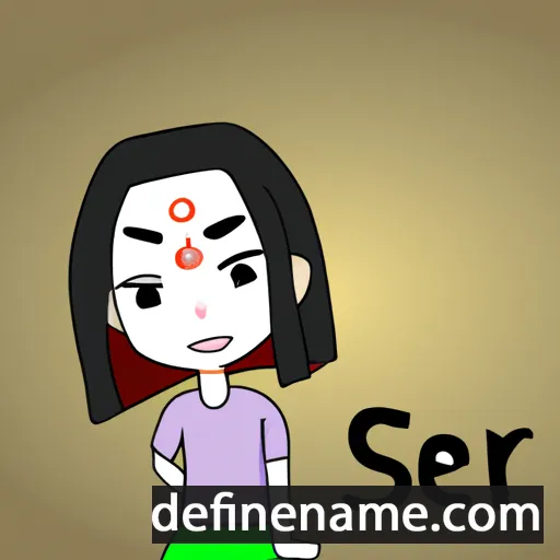 cartoon of the name Se-ri