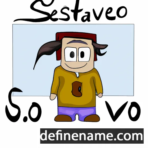 Sé'továóó'ėstse cartoon