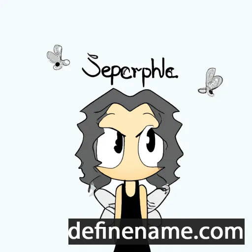 cartoon of the name Séraphène