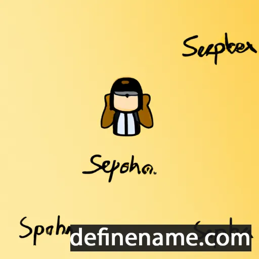 cartoon of the name Séraphîta