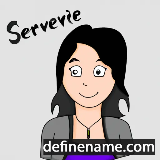 cartoon of the name Sévérienne