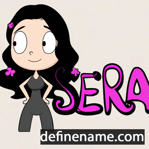 cartoon of the name Sêria