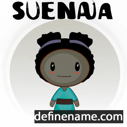 cartoon of the name Senua