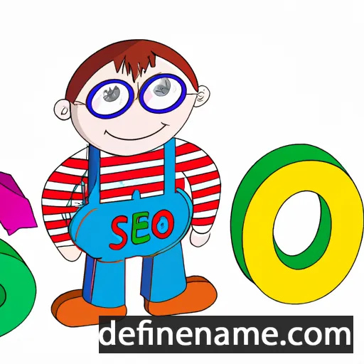 cartoon of the name Seo