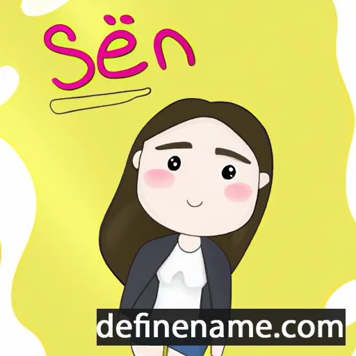 cartoon of the name Seon-mi