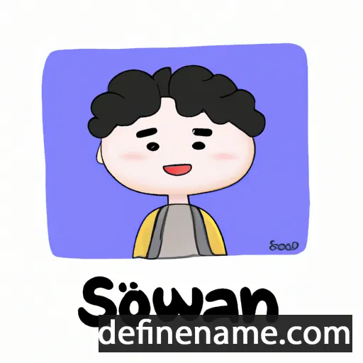 cartoon of the name Seong-hwan