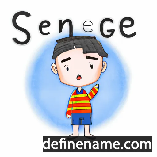 cartoon of the name Seong-Il