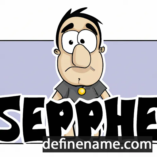 cartoon of the name Seph