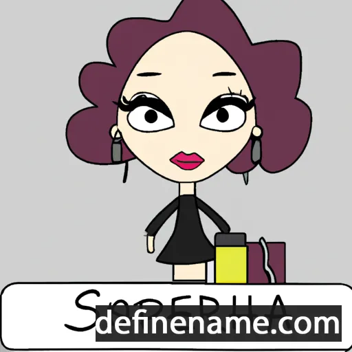 cartoon of the name Sephora