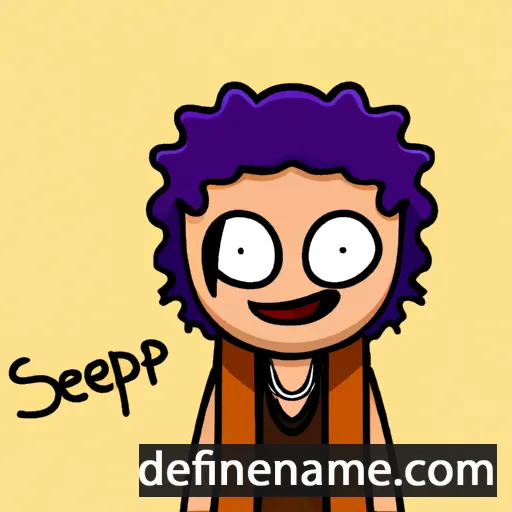 cartoon of the name Sephy