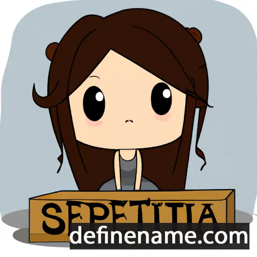 Septiana cartoon