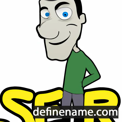 cartoon of the name Ser