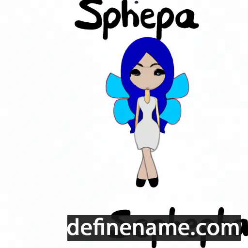 cartoon of the name Seraphia