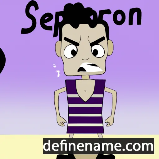 cartoon of the name Serapión