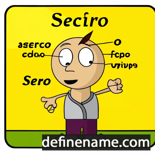 cartoon of the name Serchio