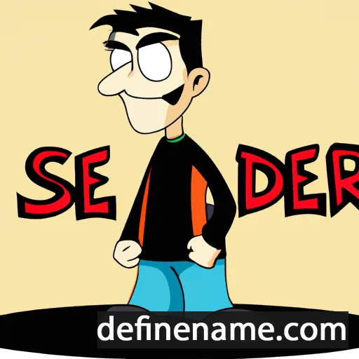 cartoon of the name Serdar