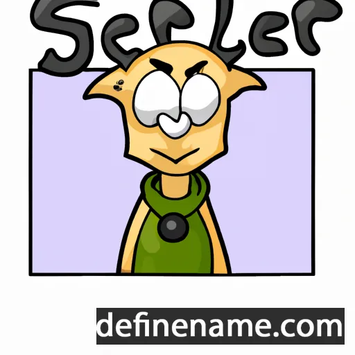 cartoon of the name Serel