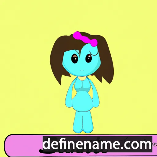 cartoon of the name Serenitee