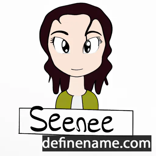 cartoon of the name Serenne