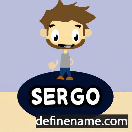 Sergío cartoon