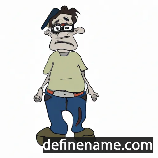 cartoon of the name Sergiho