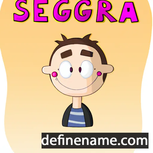 cartoon of the name Sergija