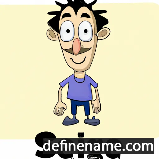 cartoon of the name Sergije