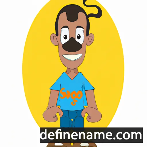 cartoon of the name Serginho