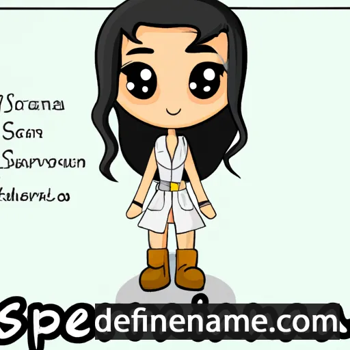 cartoon of the name Serianna