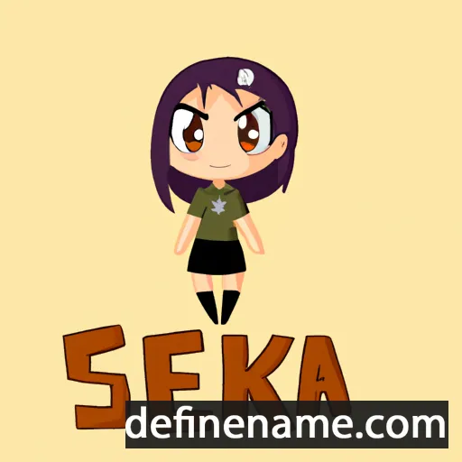 Serika cartoon