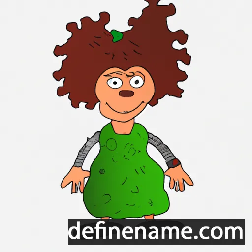 cartoon of the name Serilda