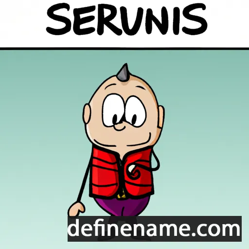 Serinius cartoon